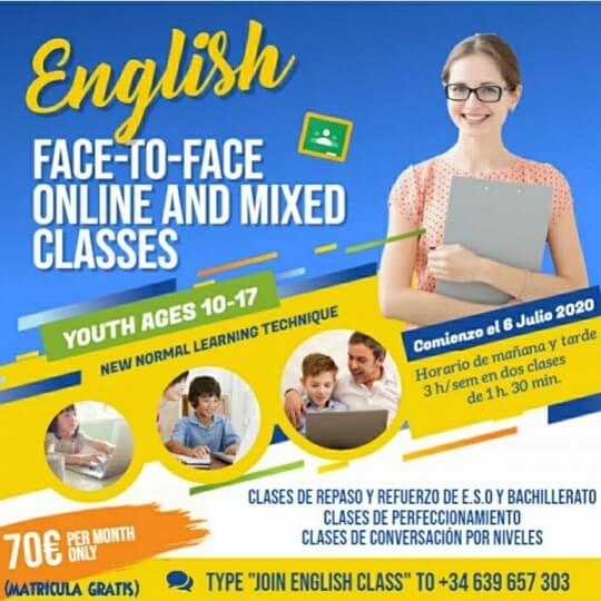 Clases de inglés verano 2020