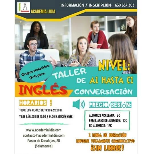 Talleres Conversación en inglés