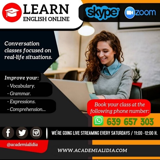 clases de inglés online