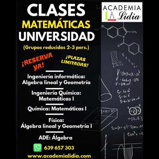 clases matemáticas universidad