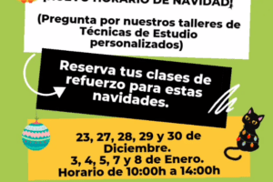 Horario Navidad Academia Salamanca