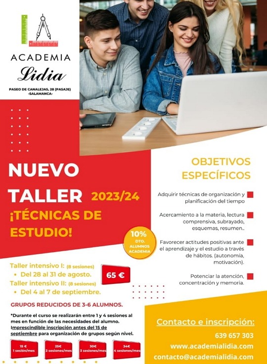 Técnicas de estudio en Salamanca