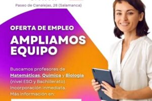 Academia Salamanca Oferta trabajo