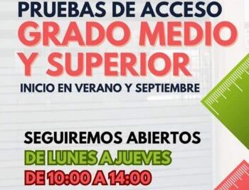 Preparación de pruebas de acceso a Grado Medio y Superior en Salamanca